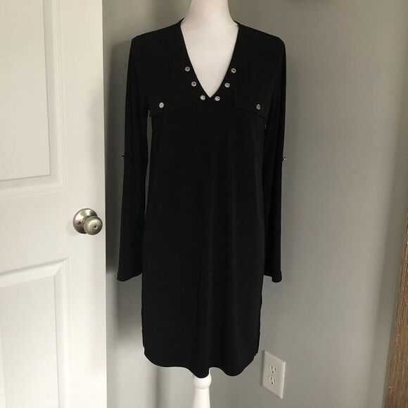 Michael Kors Black Long Sleeve Dress - Picture 1 of 5